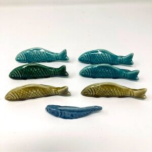 Porcelain fish knife rest
